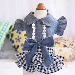 Cowboy style dog dress NWT(tags are torn off)